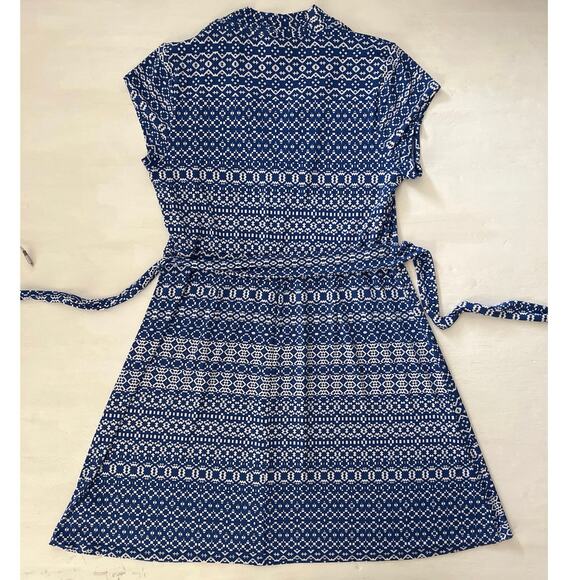 Liz Claiborne Faux Wrap Dress Womens Size XL Tie Waist Feminine Church Work - Picture 6 of 15